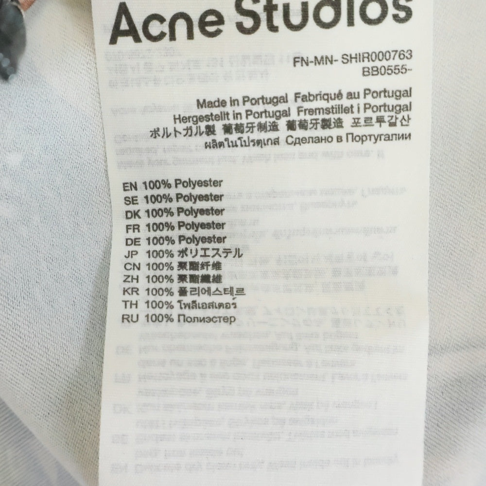 Acne Studios(アクネ ストゥディオズ) 24SS × Per B Sundberg Short Sleeve Shirt パー B スンドベルグ 総柄 半袖 シャツ マルチ FN-MN-SHIR000763