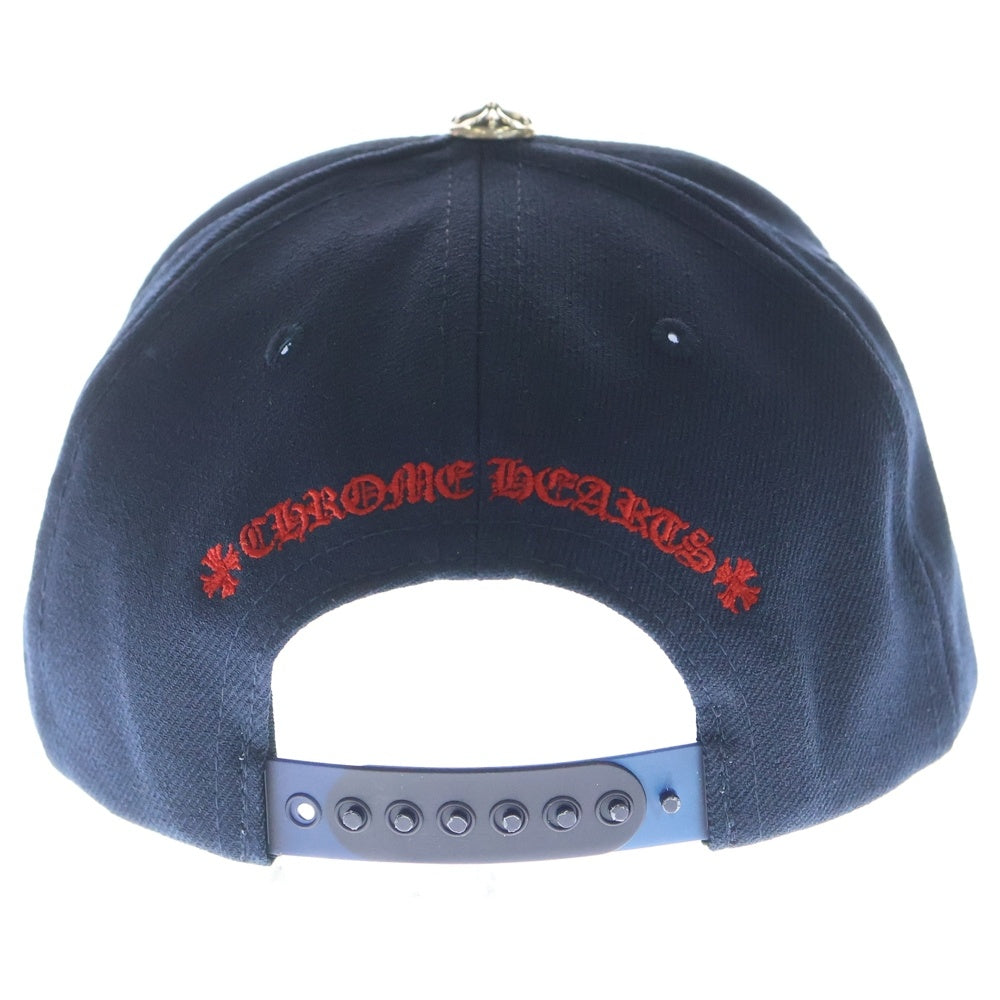 CHROME HEARTS(クロムハーツ) CH HAT CHエンブロイダリーデザイン ベースボールキャップ 帽子 ネイビー