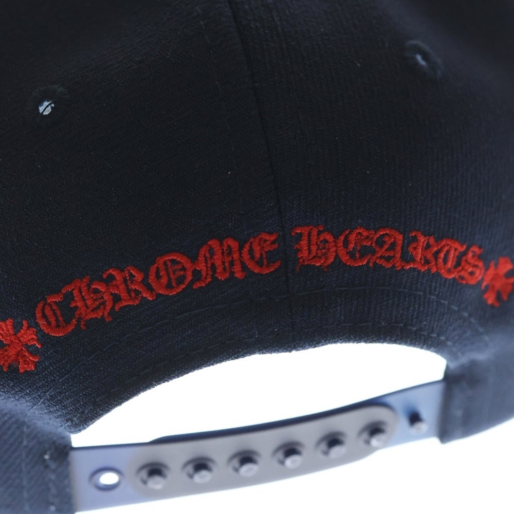 CHROME HEARTS(クロムハーツ) CH HAT CHエンブロイダリーデザイン ベースボールキャップ 帽子 ネイビー