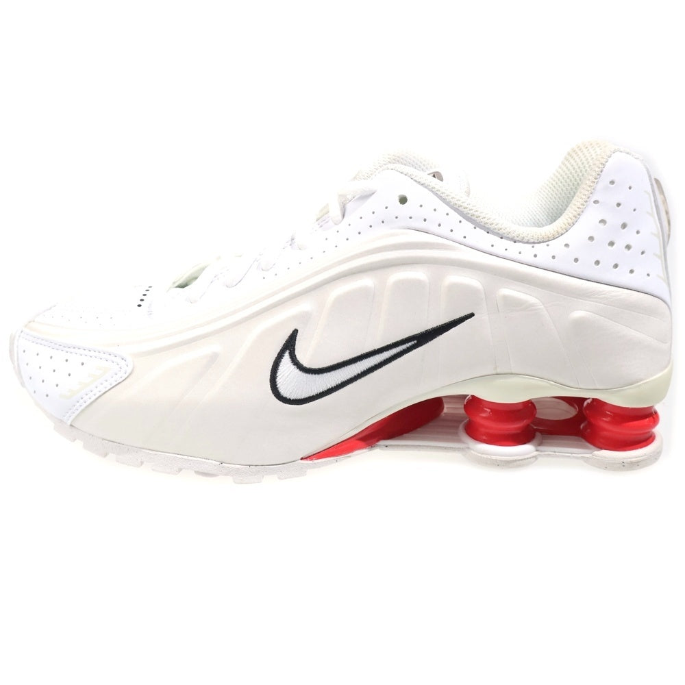 NIKE(ナイキ) GS SHOX R4 ショックス ローカットスニーカー レディース ホワイト US6.5Y/24.5cm CW2626-102