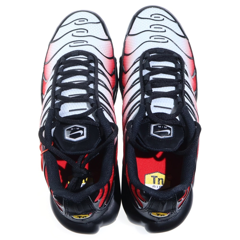 NIKE(ナイキ) AIR MAX PLUS PURE PLATINUM エアマックスプラス ピュアプラチナム ローカットスニーカー ブラック/レッド US8.5/26.5cm DM0032-017
