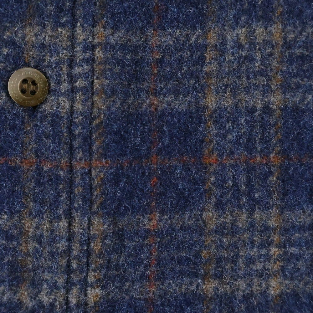 NEIGHBORHOOD(ネイバーフッド) 15AW MAKAVELI/ W-SHIRT .LS 長袖チェックウールシャツ ネイビー 152UCNH-SHM01