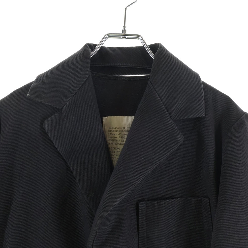 Maison Martin Margiela(メゾンマルタンマルジェラ) 94AW ARCHIVE A Doll's Wardrobe アーカイブ ドールズワードローブ ドール期 スナップボタン コットンツイル ワークジャケット チャコールグレー