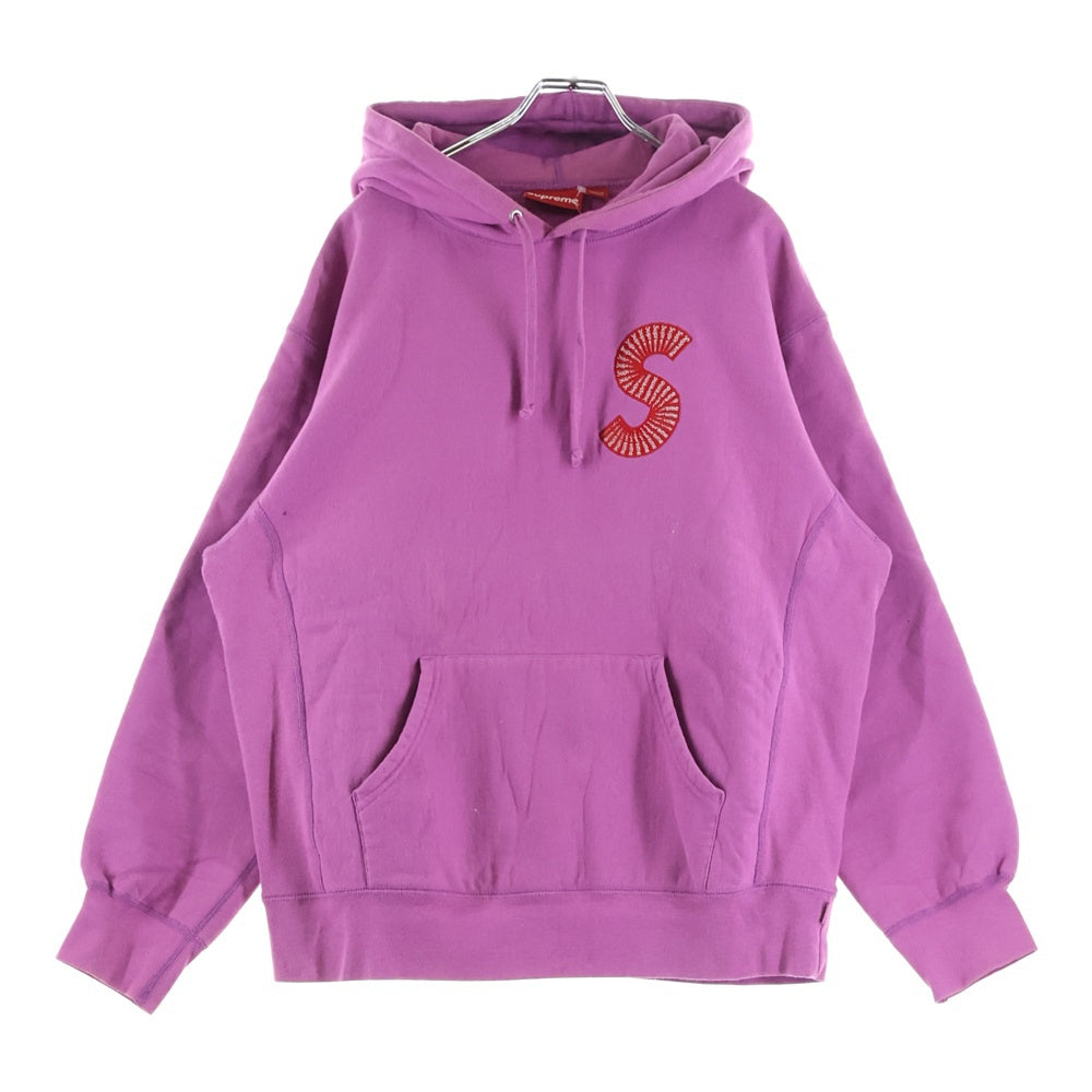 SUPREME(シュプリーム) 20AW S Logo Hooded Sweatshirt Sロゴ プルオーバースウェットパーカー フーディー パープル