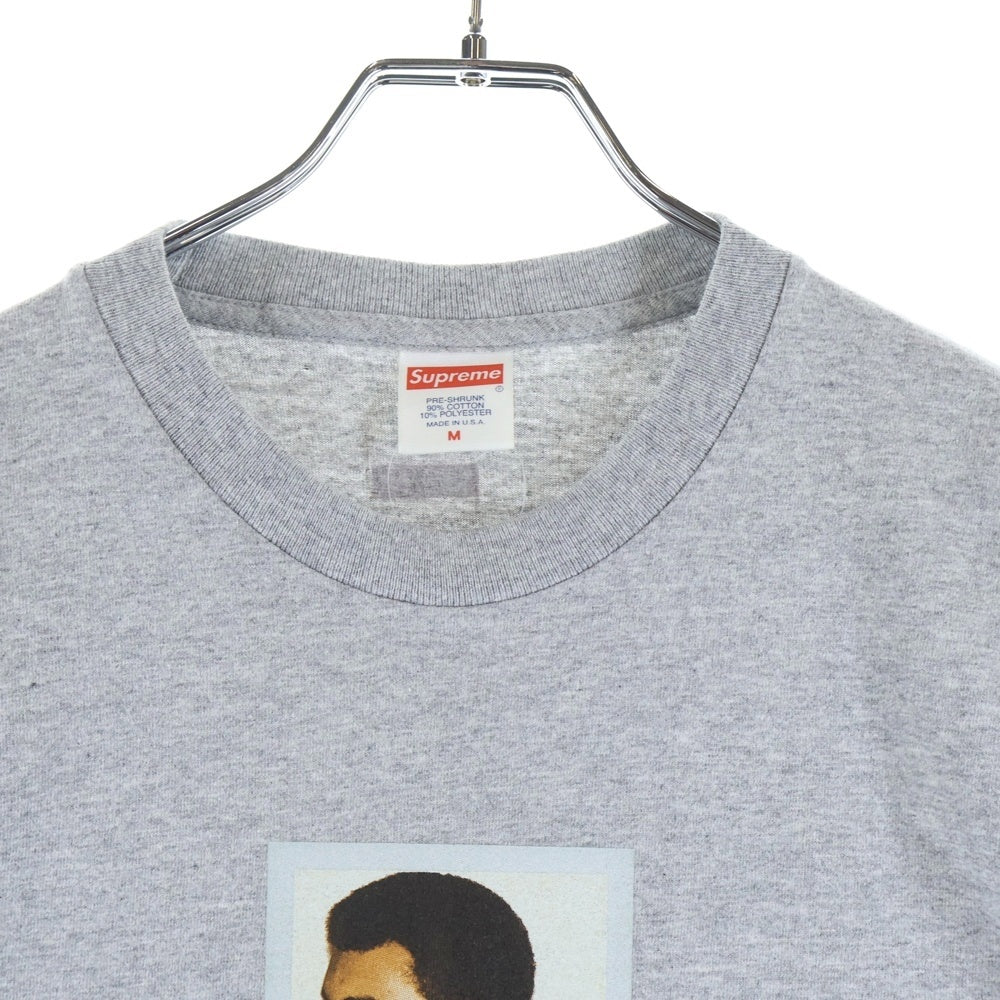 SUPREME(シュプリーム) 16SS Ali Warhol Tee モハメドアリ フォトプリントTシャツ 半袖クルーネックカットソー グレー