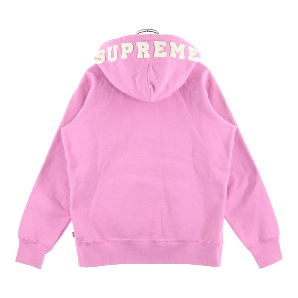SUPREME(シュプリーム) 15AW Felt Hooded Logo Zip Up フードフェルト