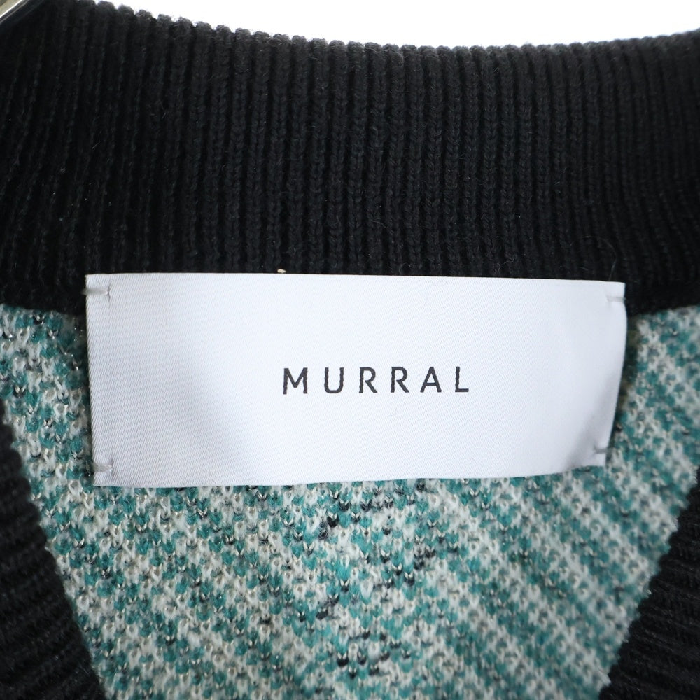 MURRAL(ミューラル) SNOW COVER KNIT SWEATER スノー カバー ニット セーター レディース ブラック 232100402