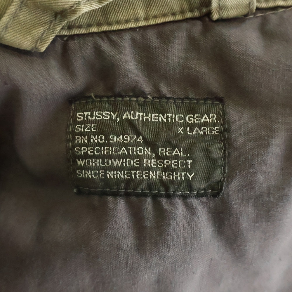 STUSSY(ステューシー) 00S VINTAGE CWU-45 ヴィンテージ ジップアップフライトジャケット カーキ 94974