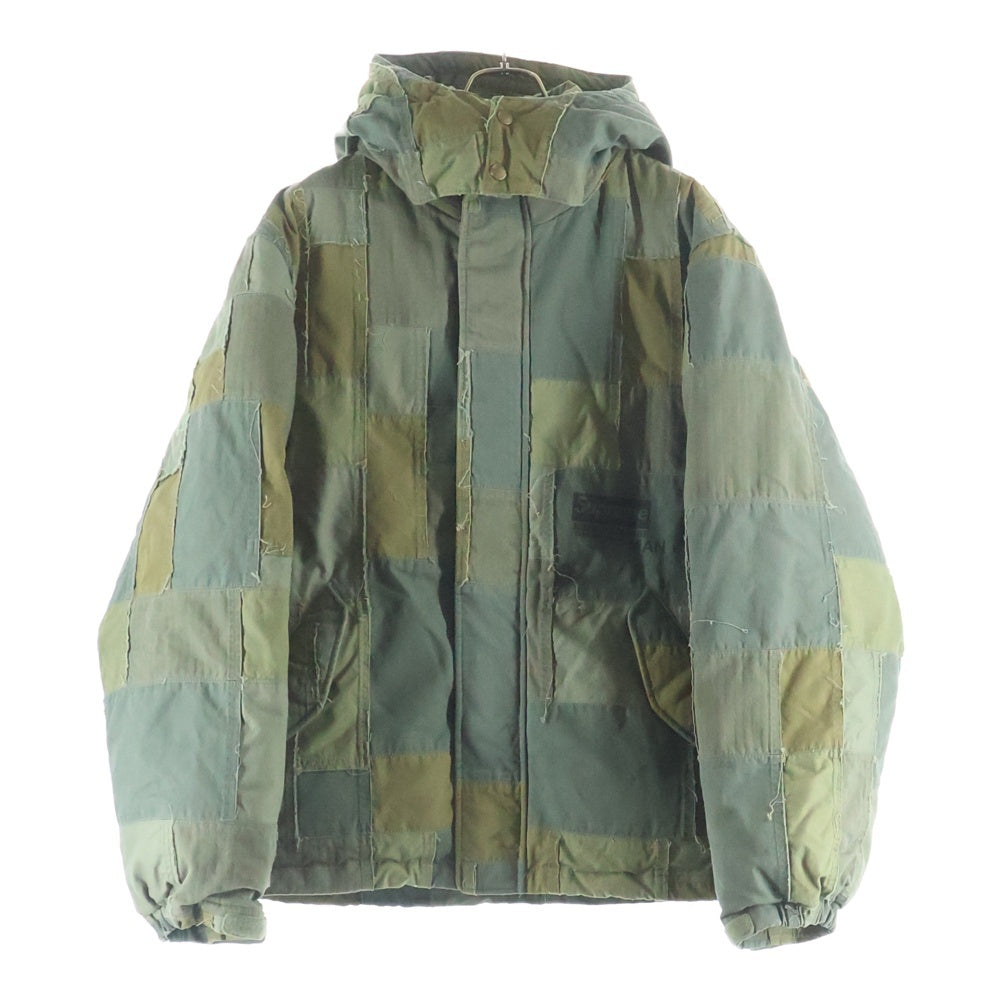 SUPREME(シュプリーム) 21AW ×JUNYA WATANABE COMME des GARCONS MAN Patchwork Puffy Jacket ジュンヤワタナベ コムデギャルソンマン パッチワーク パフィー フーデッドジャケット