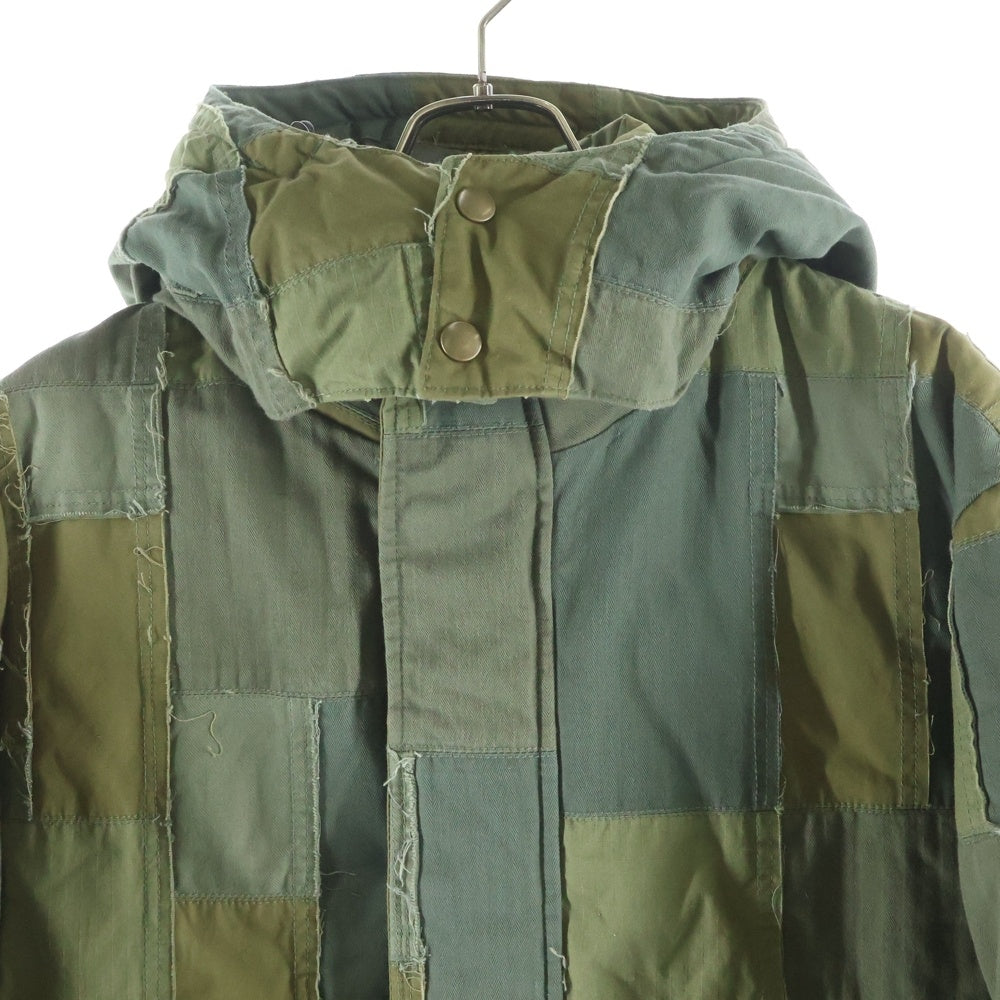 SUPREME(シュプリーム) 21AW ×JUNYA WATANABE COMME des GARCONS MAN Patchwork Puffy Jacket ジュンヤワタナベ コムデギャルソンマン パッチワーク パフィー フーデッドジャケット