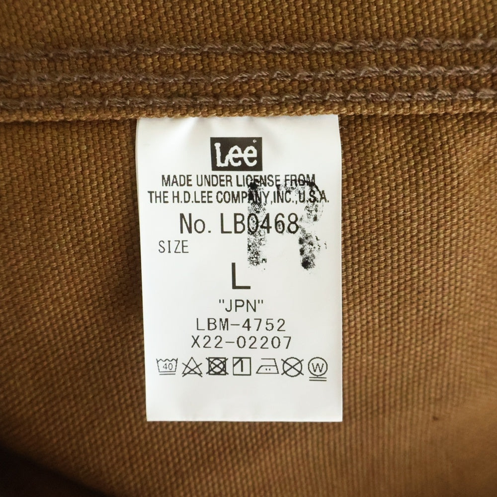 LEE(リー) ×WIND AND SEA ウィンダンシー マルチポケット カバーオール ブラウン LB0468