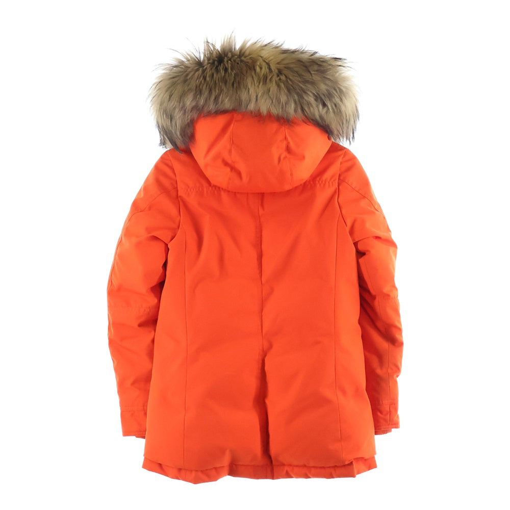 PYRENEX(ピレネックス) BORDEAUX FUR ボルドーファー ダウンコート オレンジ レディース HWM024