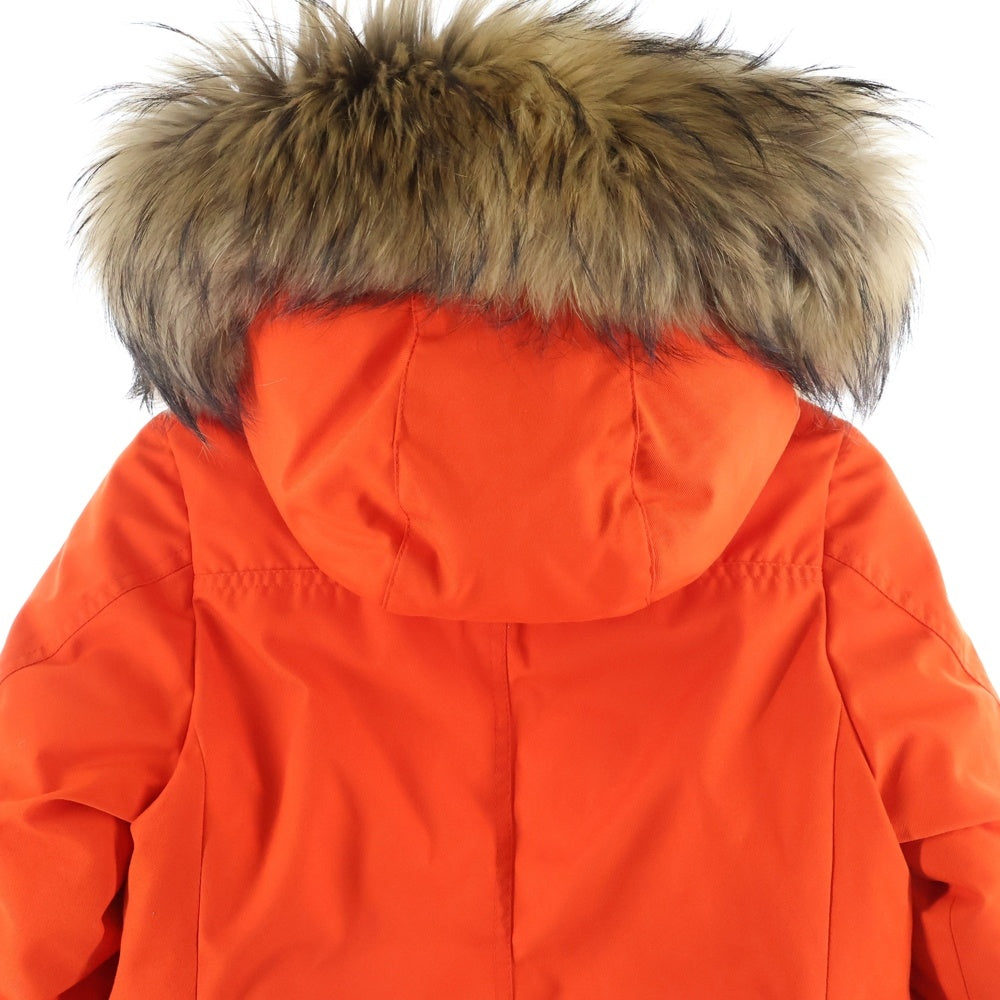 PYRENEX(ピレネックス) BORDEAUX FUR ボルドーファー ダウンコート オレンジ レディース HWM024
