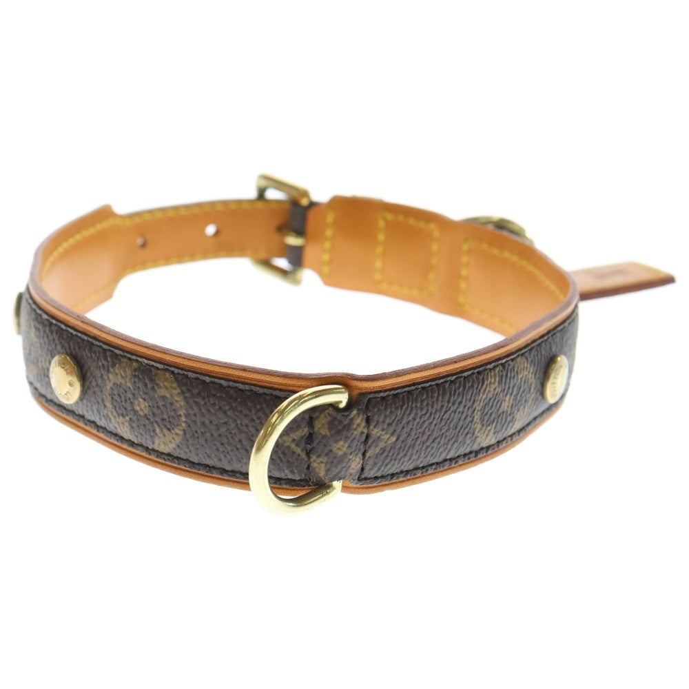 LOUIS VUITTON(ルイヴィトン) モノグラム コリエ バクスターMM 犬用首輪 ブラウン M58070 SL0959