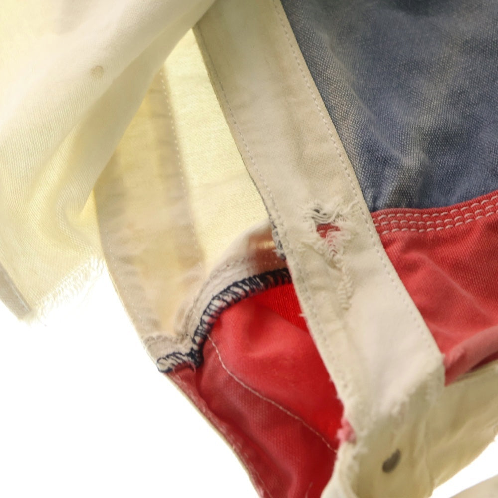 RUGBY Ralph Lauren(ラグビーラルフローレン) 00S RUGBY ヴィンテージ ラグビー ロゴデザイン ニュースペーパーバック ショルダーバッグ ベージュ