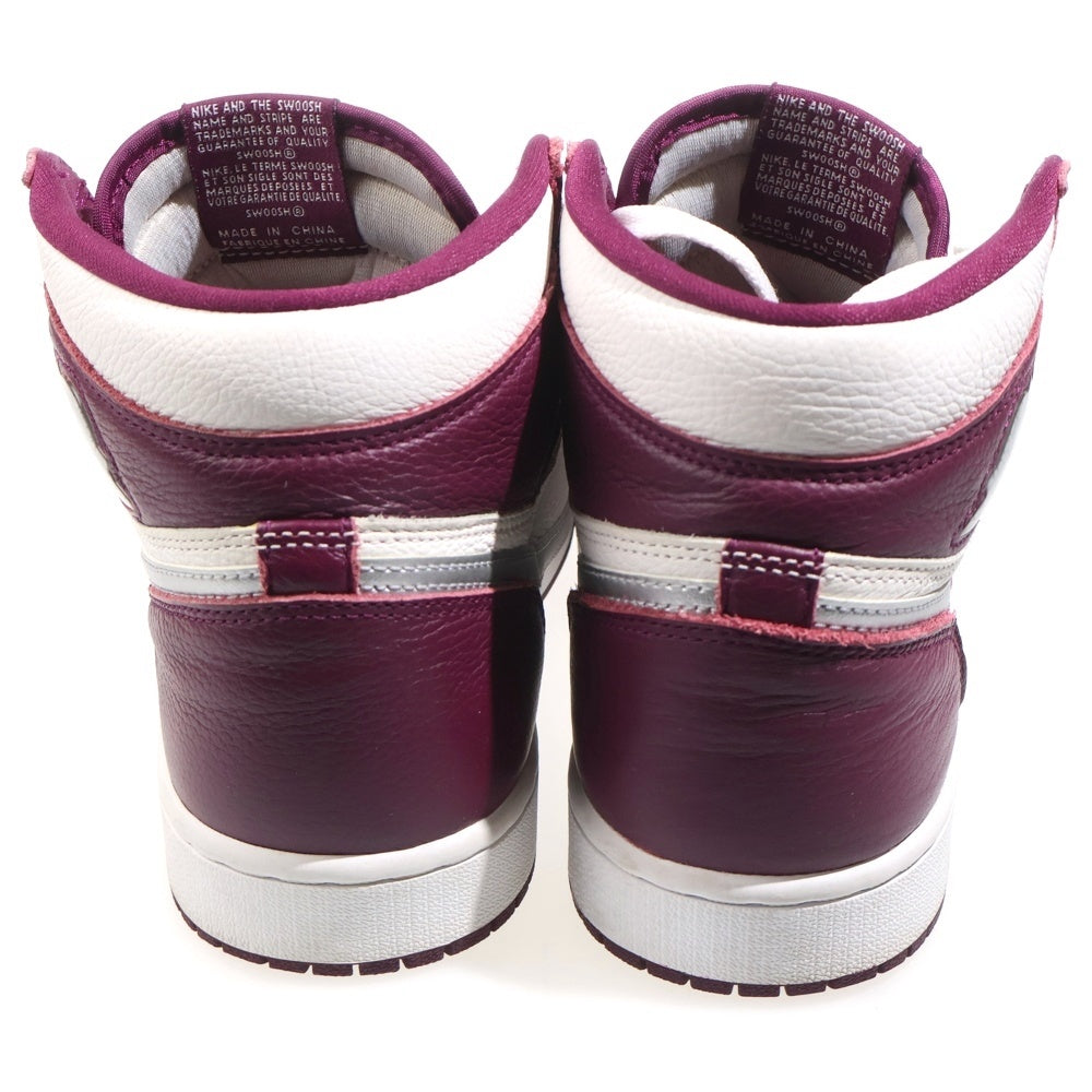 NIKE(ナイキ) AIR JORDAN 1 HIGH OG BORDEAUX エアジョーダン1 ハイカットスニーカー ボルドー US9/27cm 555088-611