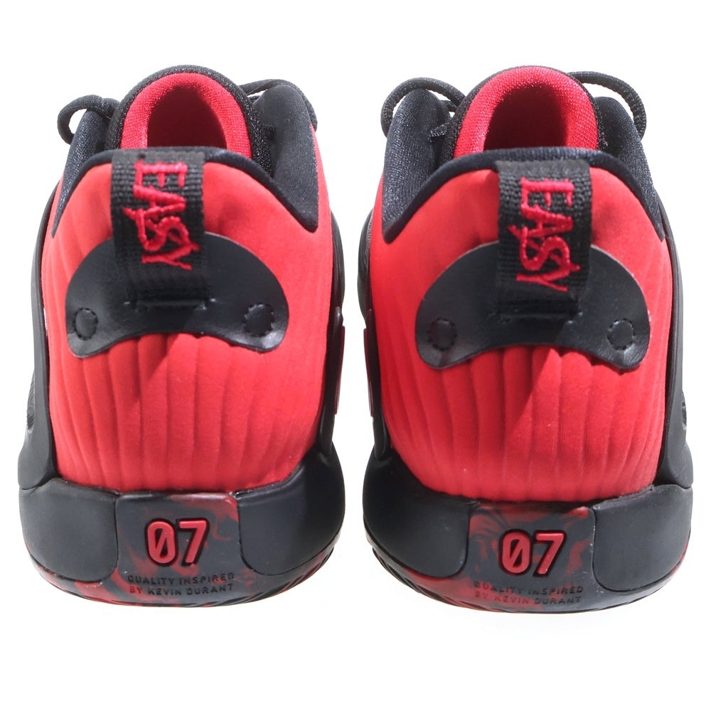 NIKE(ナイキ) KD15 ケビンデュラント ローカットスニーカー ブラック/レッド US9.5/27.5cm DM1054-003