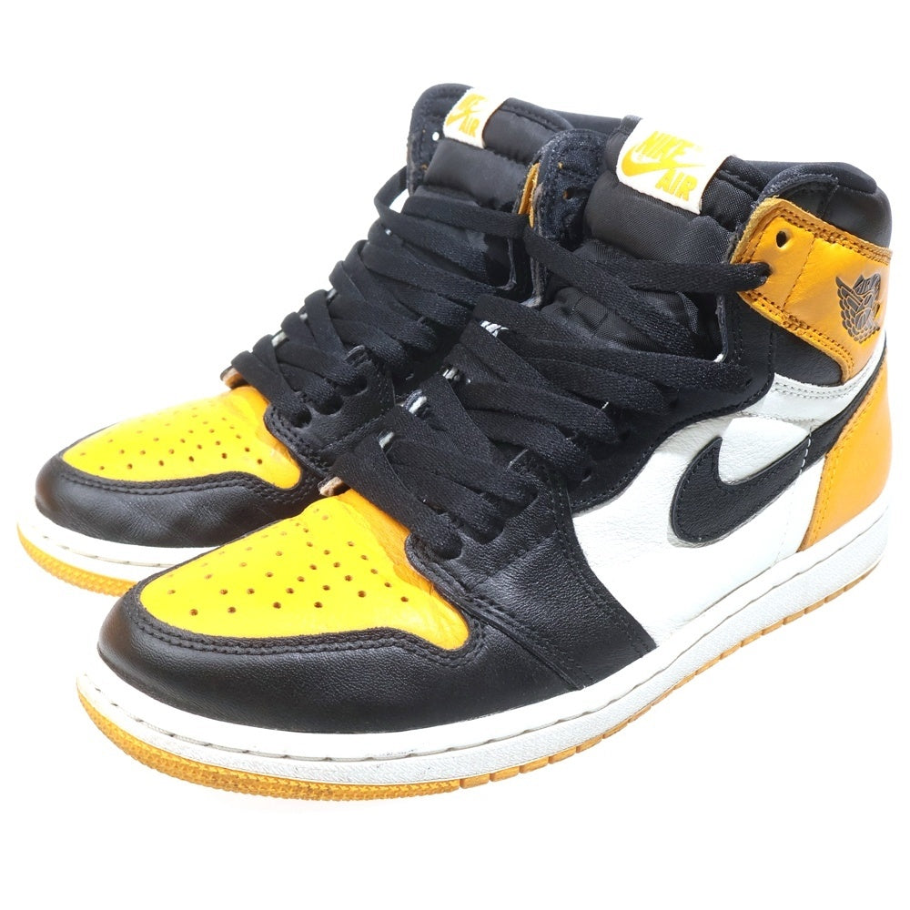 NIKE(ナイキ) AIR JORDAN 1 RETRO HIGH OG TAXI エアジョーダン 1 レトロ タクシー ハイカットスニーカー イエロー/ブラック US8/26cm 555088-711