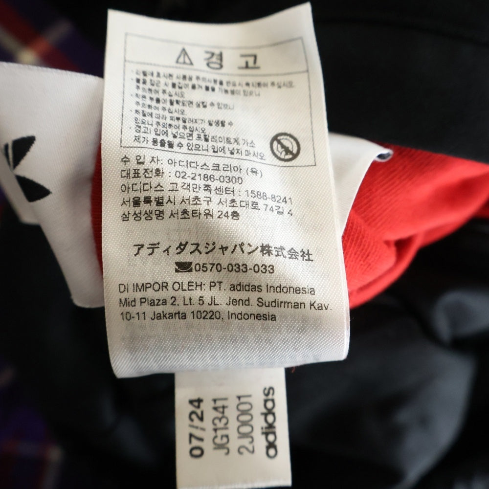 adidas(アディダス) ×KORN TRACK TOP コーン サイドライン ジップアップ トラックジャケット ブラック JG1341