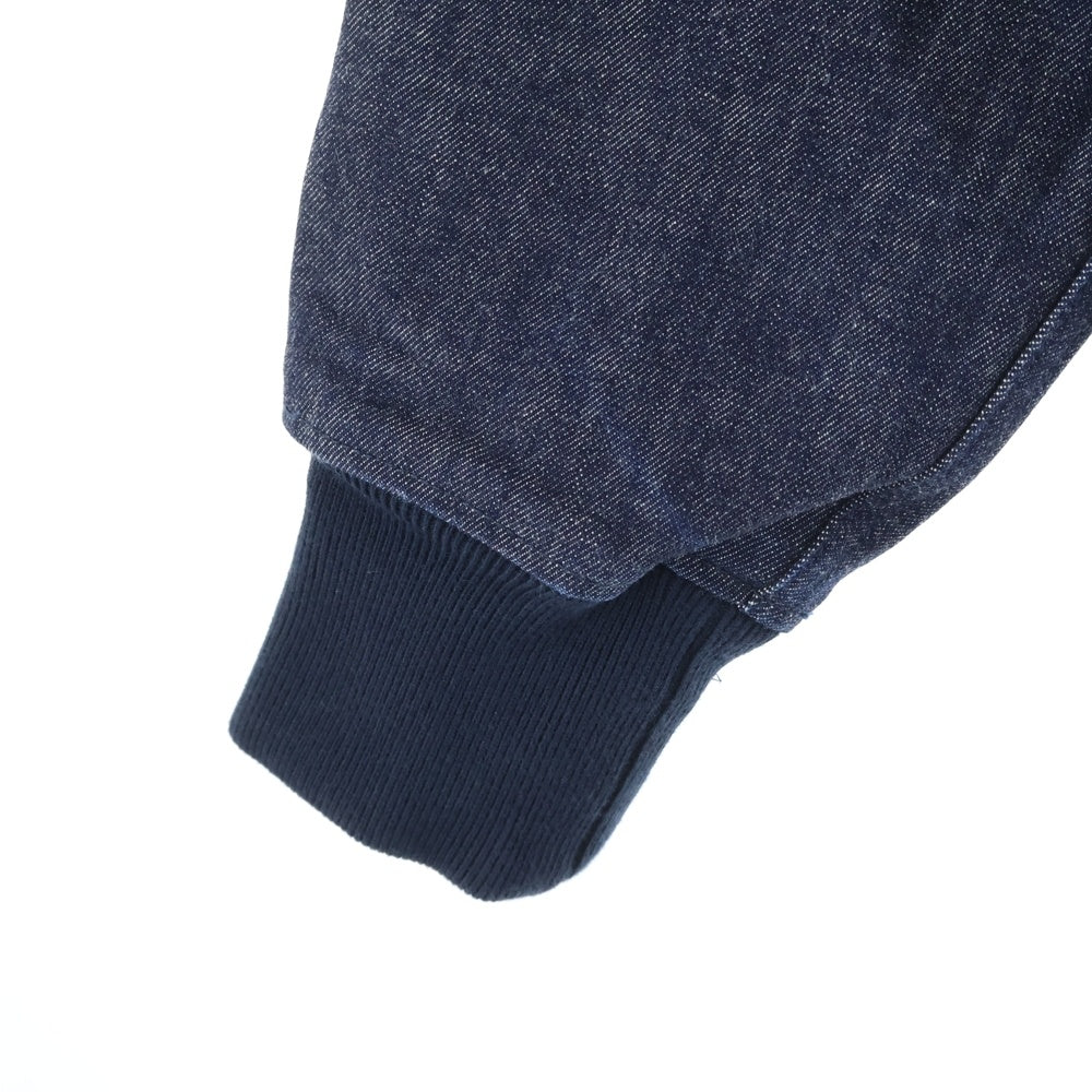 TAKAHIROMIYASHITA The SoloIst.(タカヒロミヤシタザソロイスト) PULLOVER HOODIE ロゴパッチデザイン ドローストリング フーデッド デニムパーカー インディゴ 0002B