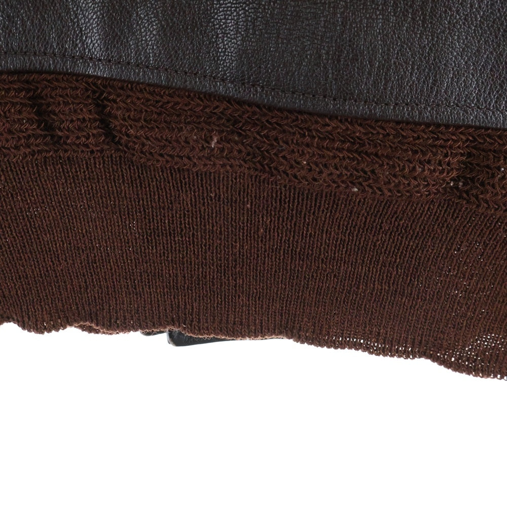 THE REAL McCOY'S(ザリアルマッコイ) G-1 FLIGHT JACKET ボアカラー ドラゴン刺繍 レザー フライトジャケット ブラウン