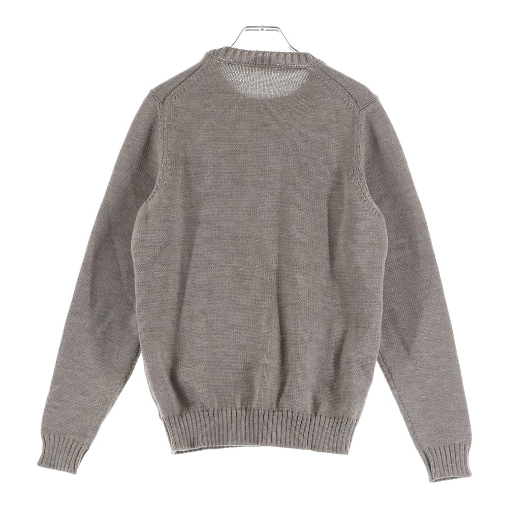 ZANONE(ザノーネ) ミドルゲージ クルーネックニットセーター ブラウン 811258 Z0229