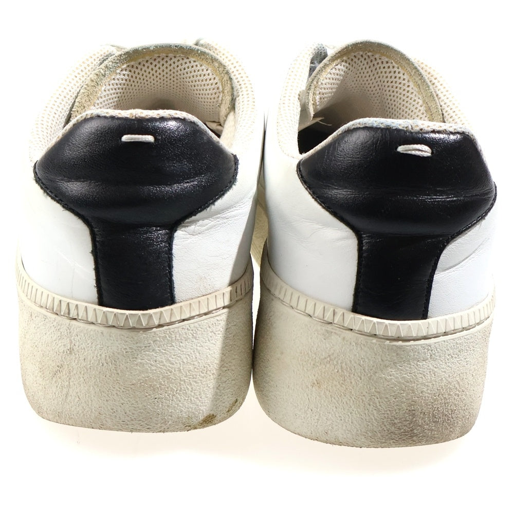 Maison Martin Margiela(メゾンマルタンマルジェラ) GAME SET MATCH ゲームセットマッチ レザー ローカットスニーカー ホワイト