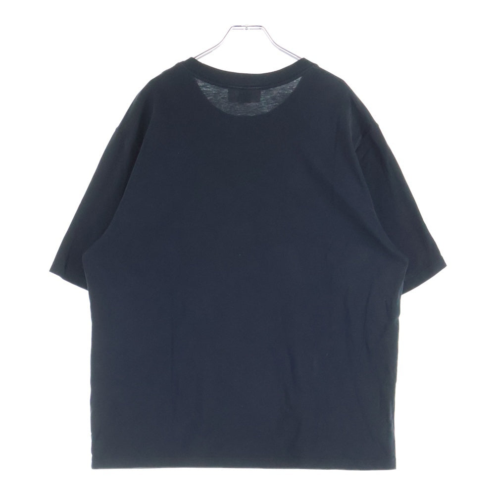 AMI Alexandre Mattiussi(アミアレクサンドルマテュッシ) ハート刺繍 半袖Tシャツ ブラック E21HJ128.726