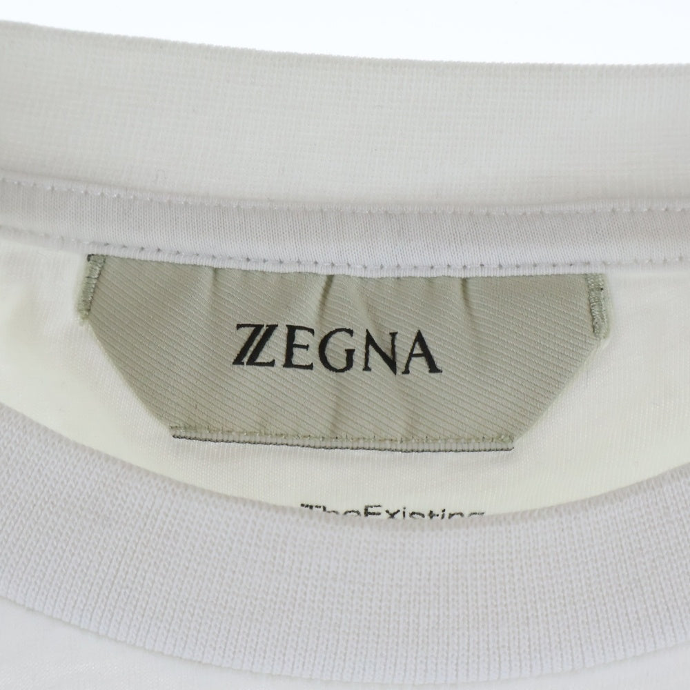 Ermenegildo Zegna(エルメネジルドゼニア) ZEGNA プリント 半袖Tシャツ ホワイト VZ334
