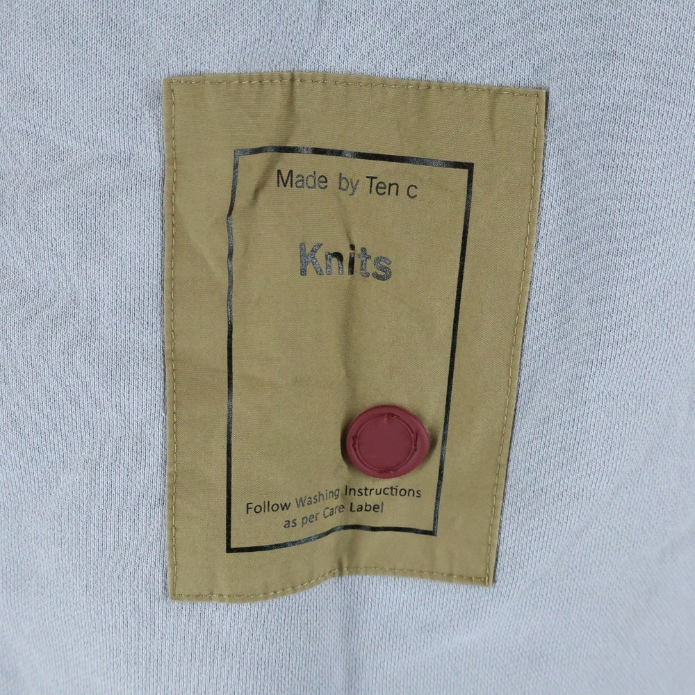 Ten C(テンシー) GARMENT DYED JUMPER HOODIE ガーメントダイ プルオーバーパーカー ブルー 22CTCUF08036 A06018