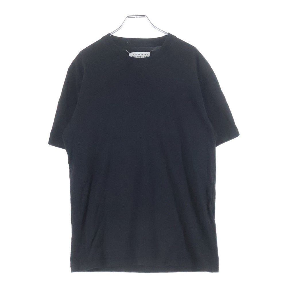 Maison Martin Margiela(メゾンマルタンマルジェラ) 19AW プレーン半袖Tシャツ 無地 ブラック S50GC0555
