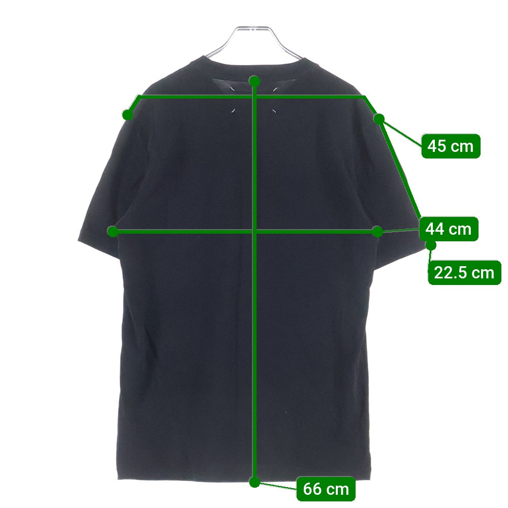 Maison Martin Margiela(メゾンマルタンマルジェラ) 19AW プレーン半袖Tシャツ 無地 ブラック S50GC0555
