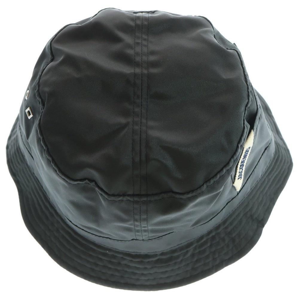 JACQUEMUS(ジャックムス) ナイロン バケットハット ブラック 236AC587