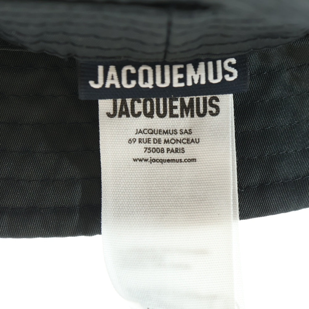 JACQUEMUS(ジャックムス) ナイロン バケットハット ブラック 236AC587