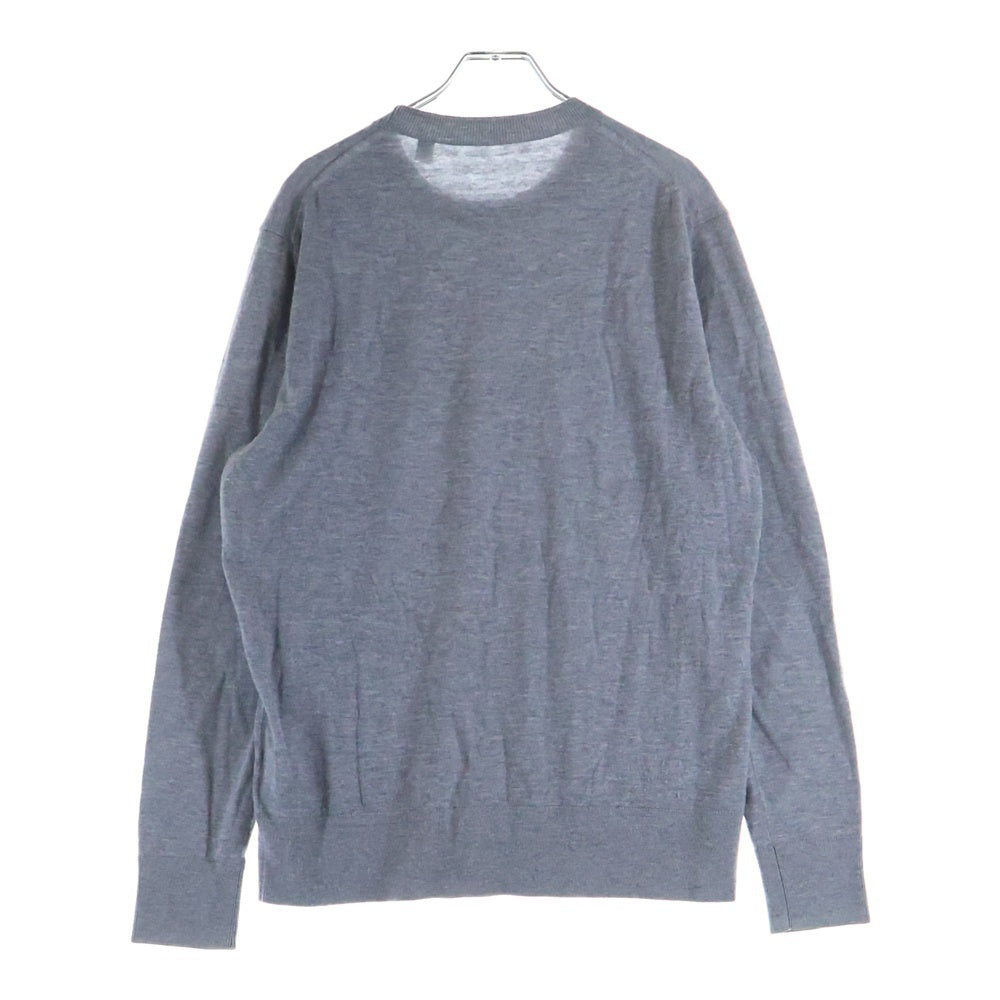 BURBERRY(バーバリー) ワンポイント カシミアニットセーター グレー 8013350