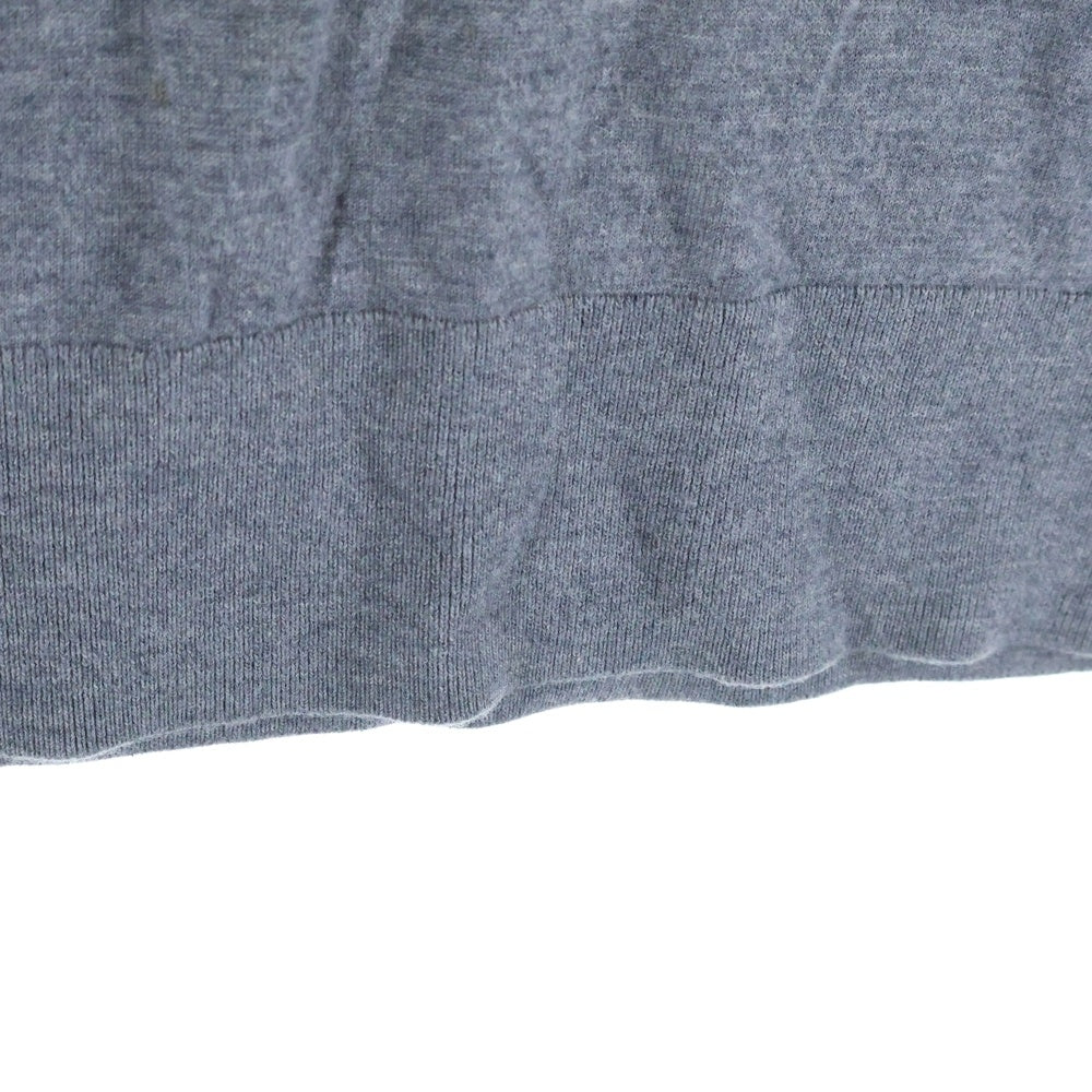 BURBERRY(バーバリー) ワンポイント カシミアニットセーター グレー 8013350