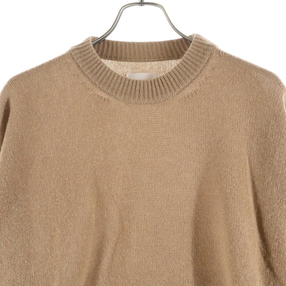 JIL SANDER(ジルサンダー) 21AW カシミヤ クルーネックニットセーター キャメル JSMT7510002