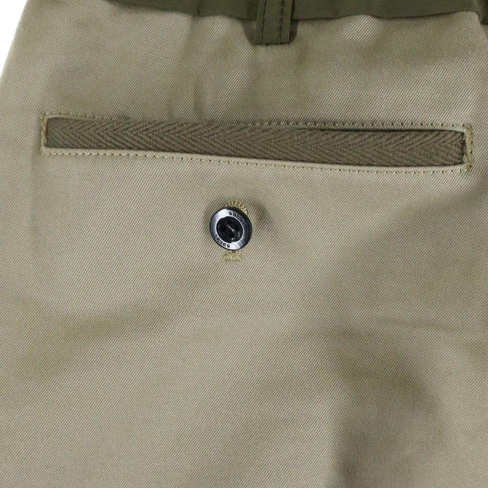 Sacai(サカイ) 22AW コットンチノパンツ ベージュ 22-02821M