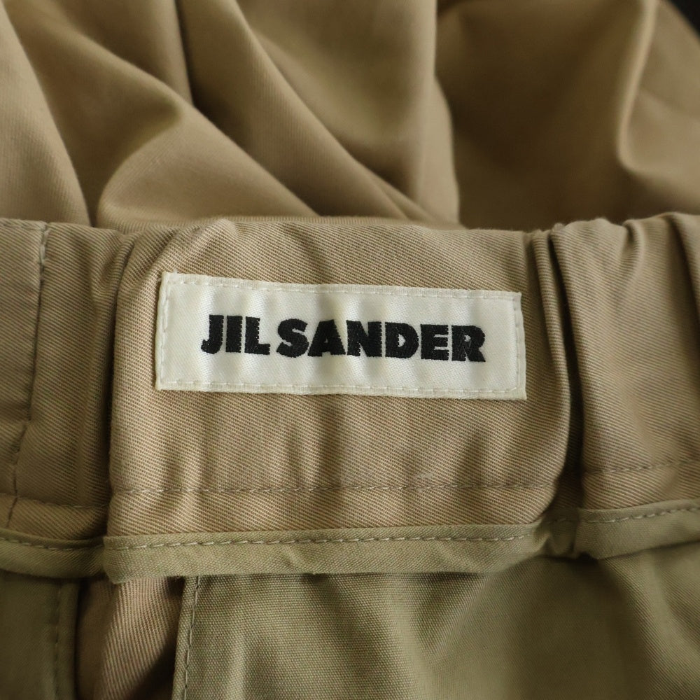 JIL SANDER(ジルサンダー) 23AW クロップド テーパード イージーパンツ ベージュ JSMU310831