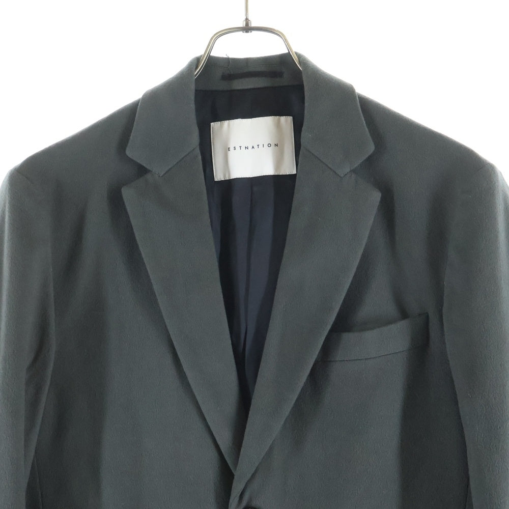 ESTNATION(エストネーション) Loro Piana ロロピアーナ ウール チェスターコート グレー