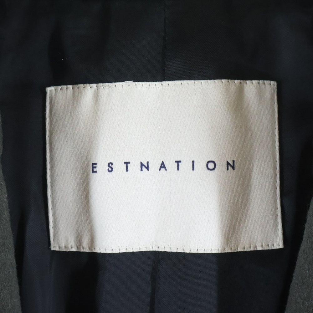 ESTNATION(エストネーション) Loro Piana ロロピアーナ ウール チェスターコート グレー
