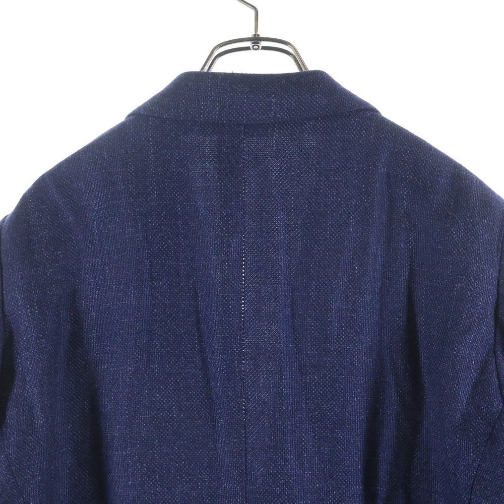 TOMORROWLAND PILGRIM(トゥモローランド ピルグリム) ウールシルクリネン テーラードジャケット ネイビー