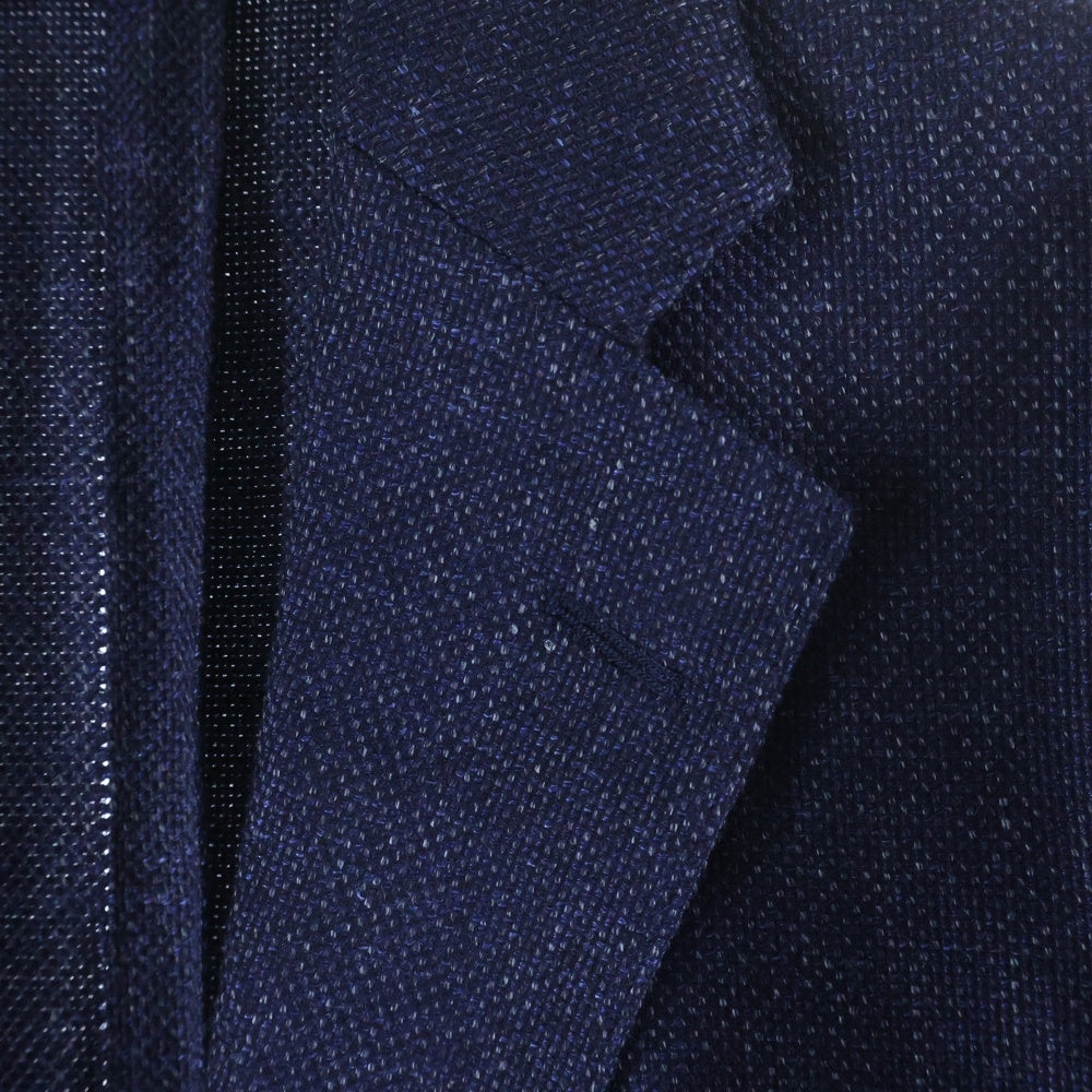 TOMORROWLAND PILGRIM(トゥモローランド ピルグリム) ウールシルクリネン テーラードジャケット ネイビー