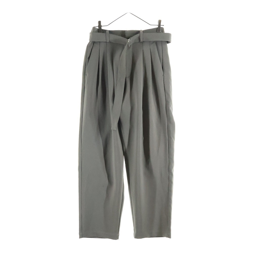 ATTACHMENT(アタッチメント) 25SS ポリエステルストレッチダブルクロス ワイドパンツ チャコール AP51-026