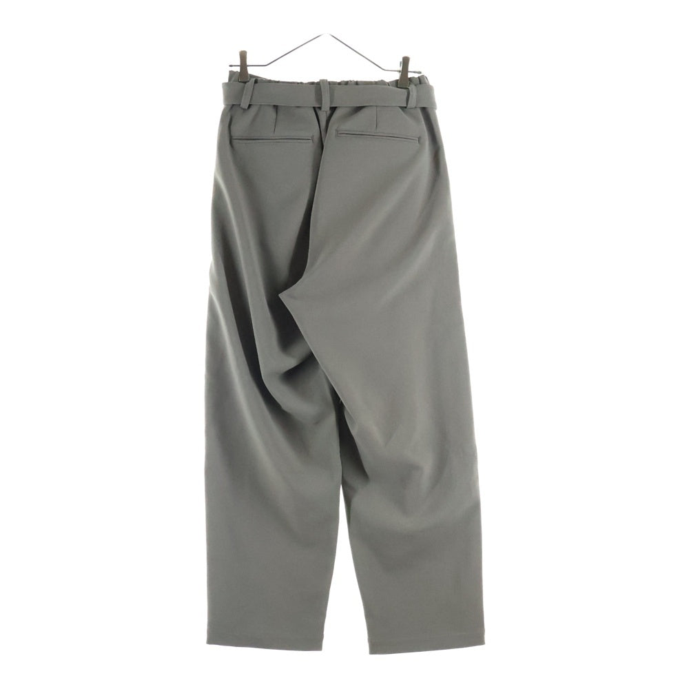 ATTACHMENT(アタッチメント) 25SS ポリエステルストレッチダブルクロス ワイドパンツ チャコール AP51-026