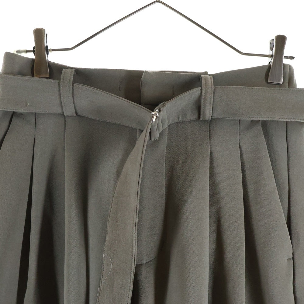 ATTACHMENT(アタッチメント) 25SS ポリエステルストレッチダブルクロス ワイドパンツ チャコール AP51-026