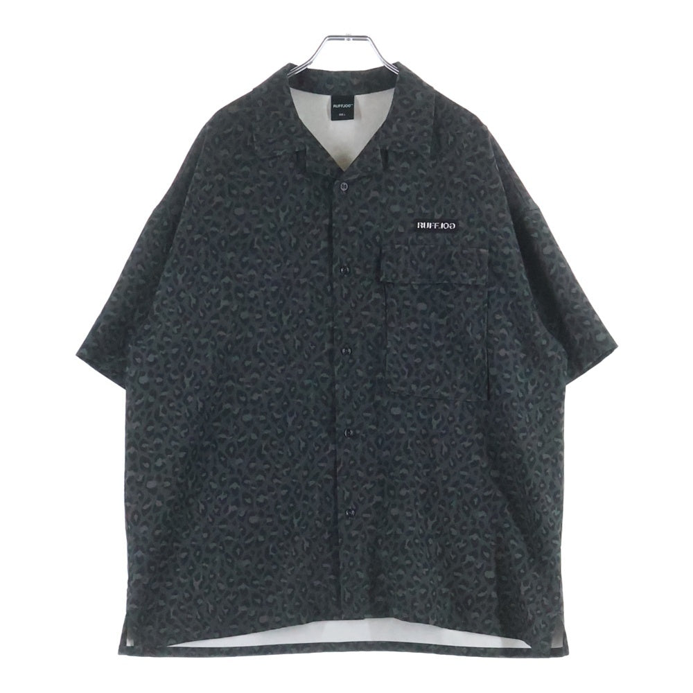 RUFFLOG(ラフロッグ) Stretch Leopard Shirt ストレッチ レオパードシャツ グレー