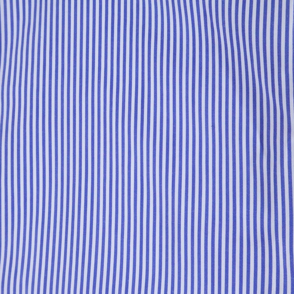 Errico Formicola(エリコフォルミコラ) ストライプ 長袖ドレスシャツ ブルー