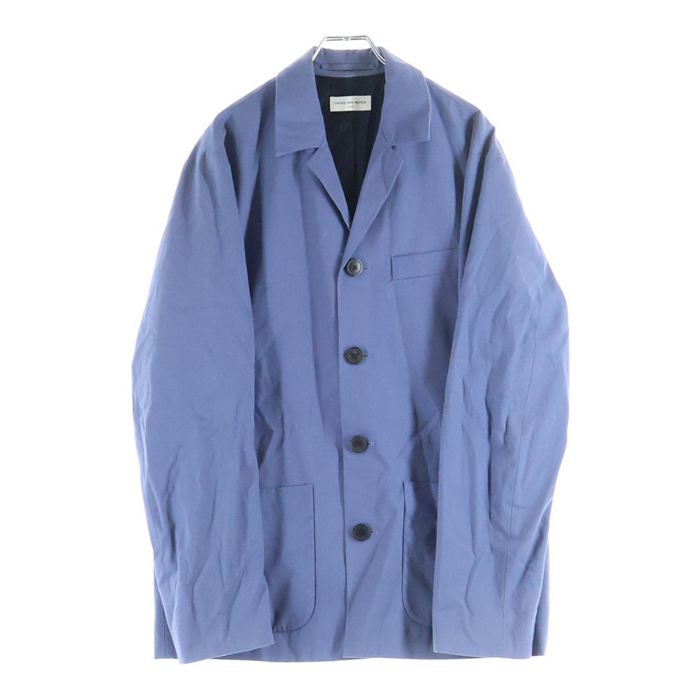 DRIES VAN NOTEN(ドリスヴァンノッテン) ステンレスカラー ロングコート ブルー