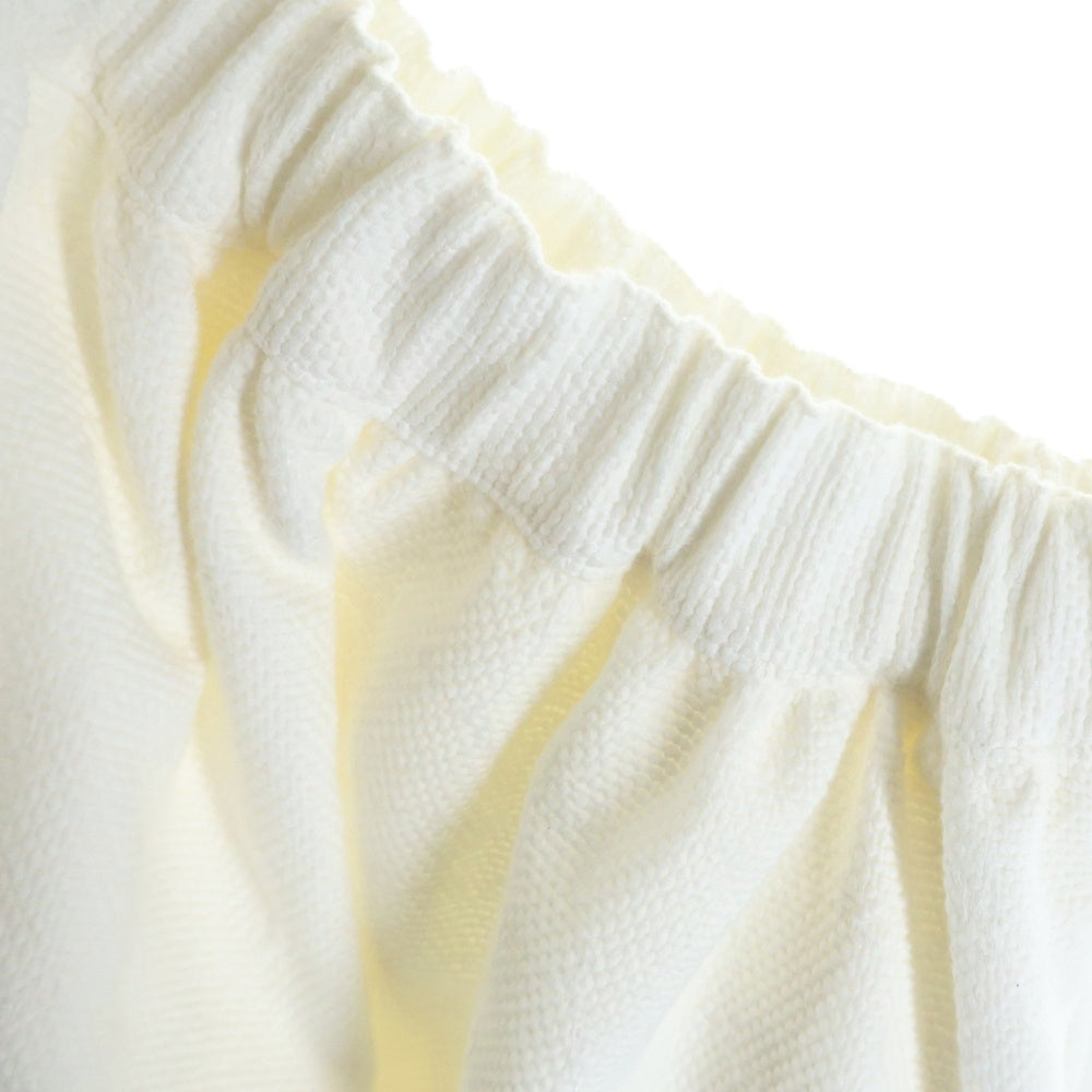 COMME des GARCONS(コムデギャルソン) 23SS AD2022 フラワー デザイン アシンメトリー ロング スカート レディース ホワイト GK-S003